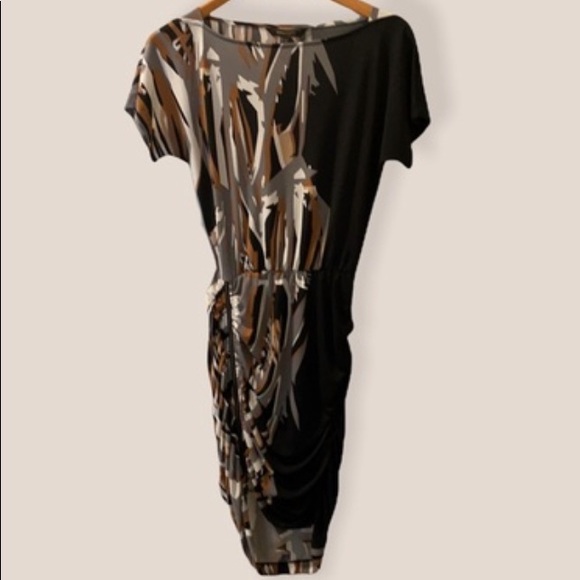 NWT BCBGMaxAzria Dress w/Ruching Detail Sz XS - Picture 3 of 12